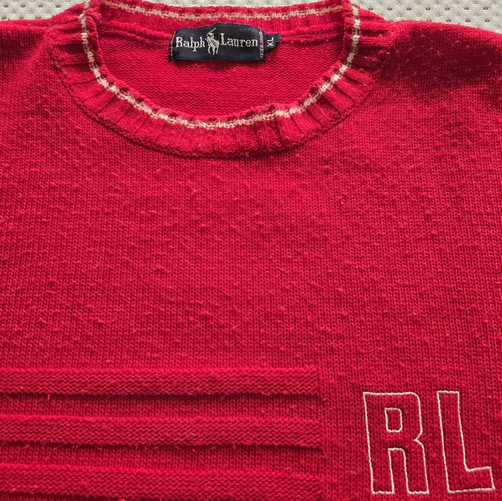Ralph Lauren Red Sweater
